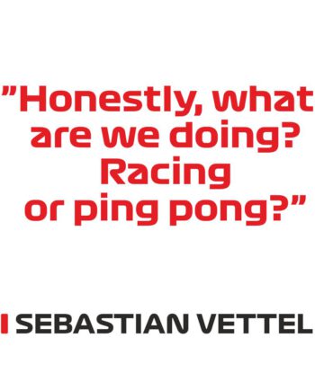 Sebastian Vettel - Kubek z napisem "Honestly, what are we doing?..."