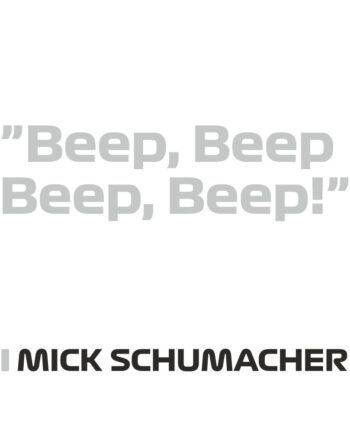 Mick Schumacher - Kubek z napisem "Beep, Beep, Beep!"