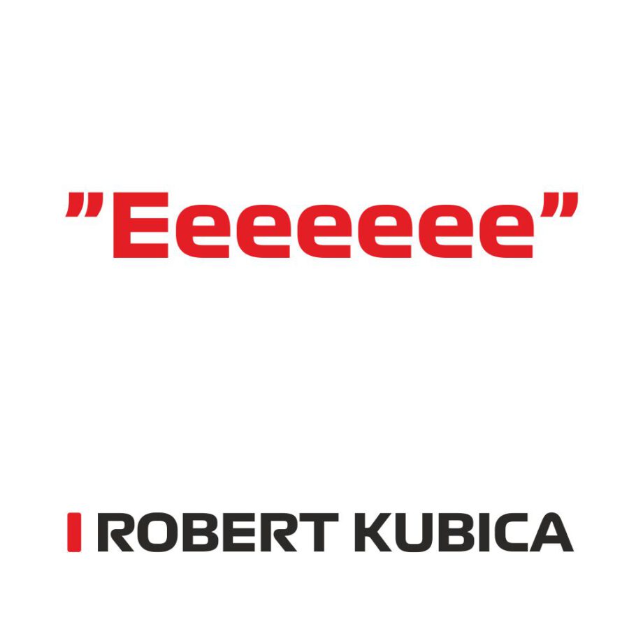Robert Kubica - Kubek z napisem "Eeeee"