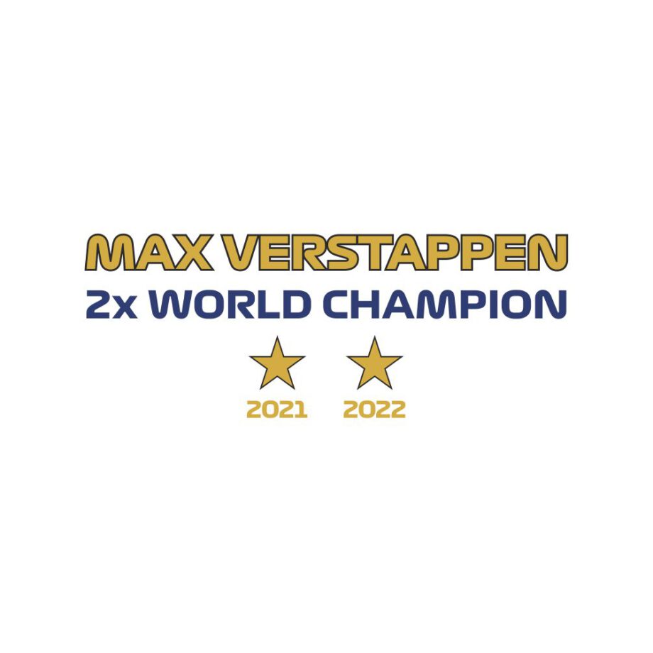 Max Verstappen - Kubek z napisem "2x World Champion"