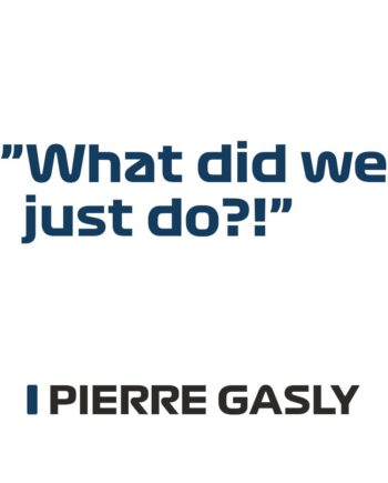 Pierre Gasly - Kubek z napisem "What did we just do?!"