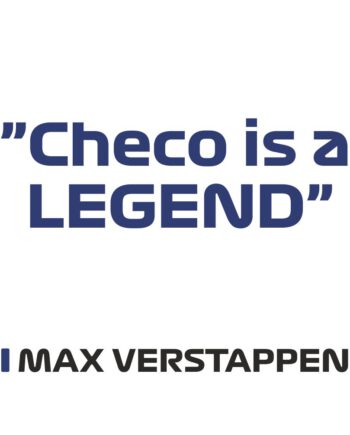 Max Verstappen - Kubek z napisem "Checo is a legend"