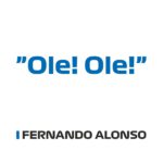 Fernando Alonso - Kubek z napisem "Ole! Ole!
