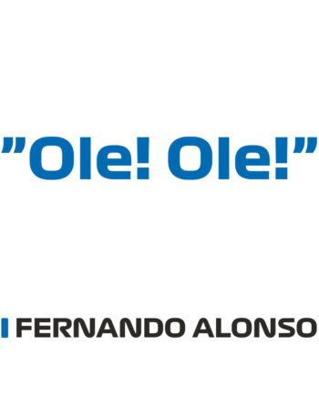Fernando Alonso - Kubek z napisem "Ole! Ole!