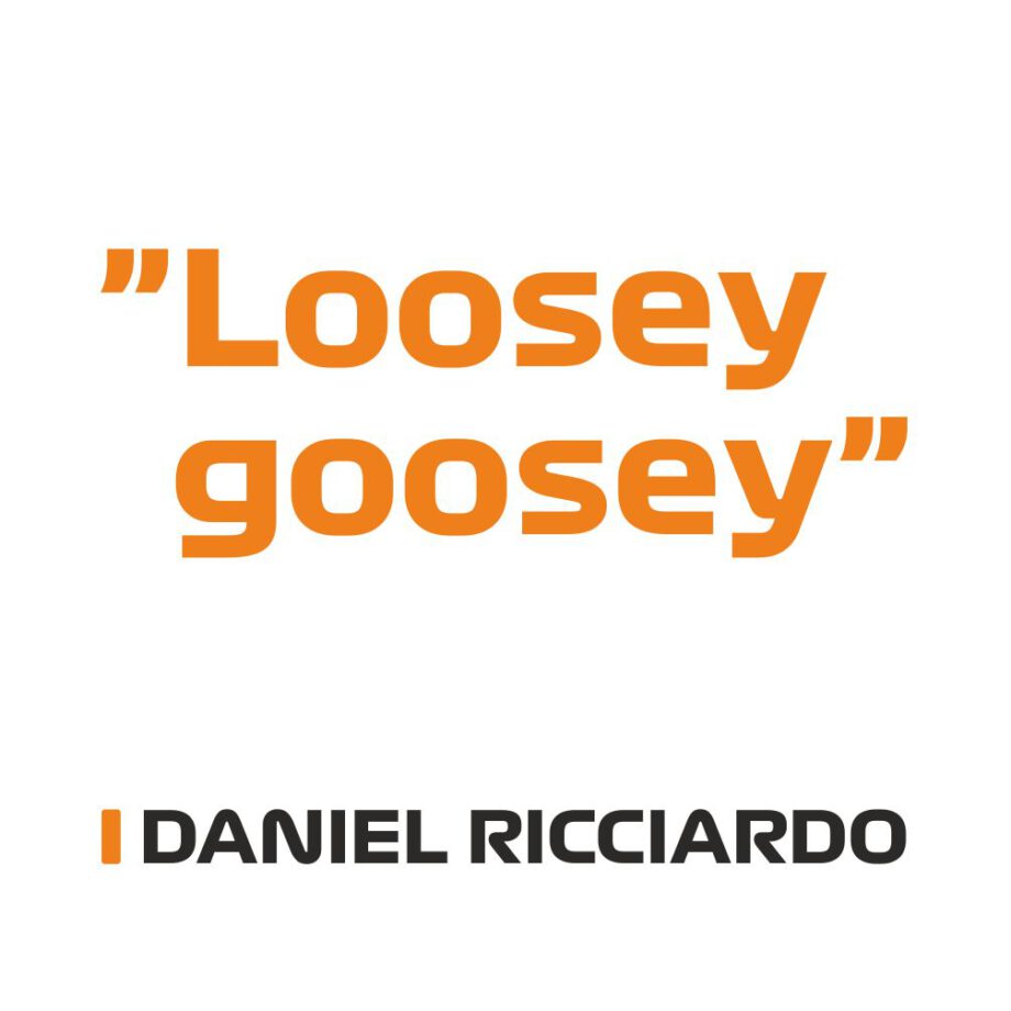 Daniel Ricciardo - Kubek z napisem "Loosey goosey"