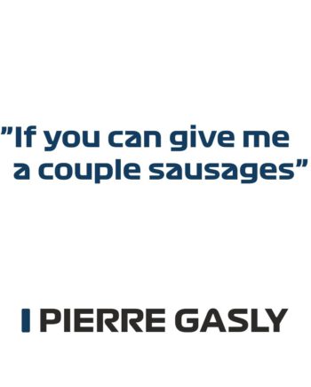 Pierre Gasly - Kubek z napisem "If you can give me  a couple sausages"