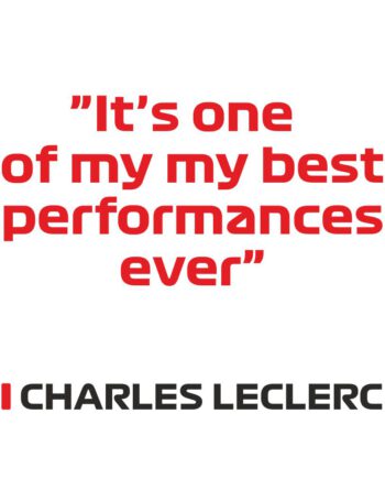 Charles Leclerc - Kubek z napisem "It's one of my best..."