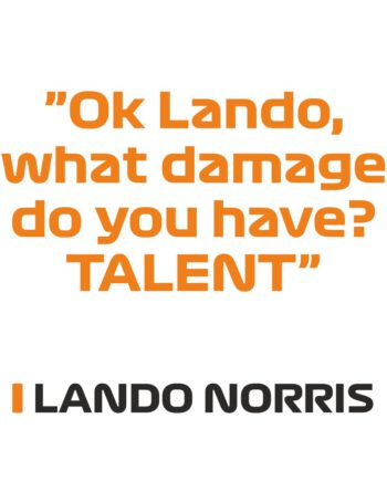 Lando Norris - Kubek z napisem "Ok Lando what damage..."