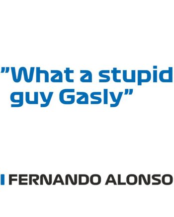 Fernando Alonso - Kubek z napisem "What a stupid guy Gasly"