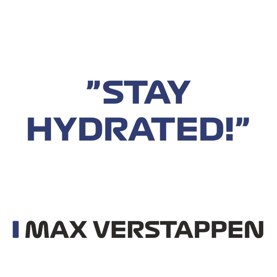 Max Verstappen - Kubek z napisem "Stay Hydrated"
