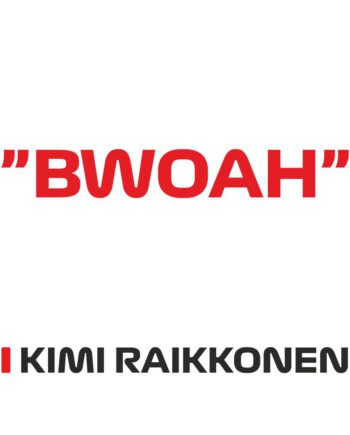 Kimi Raikkonen - Kubek z napisem "BWOAH"