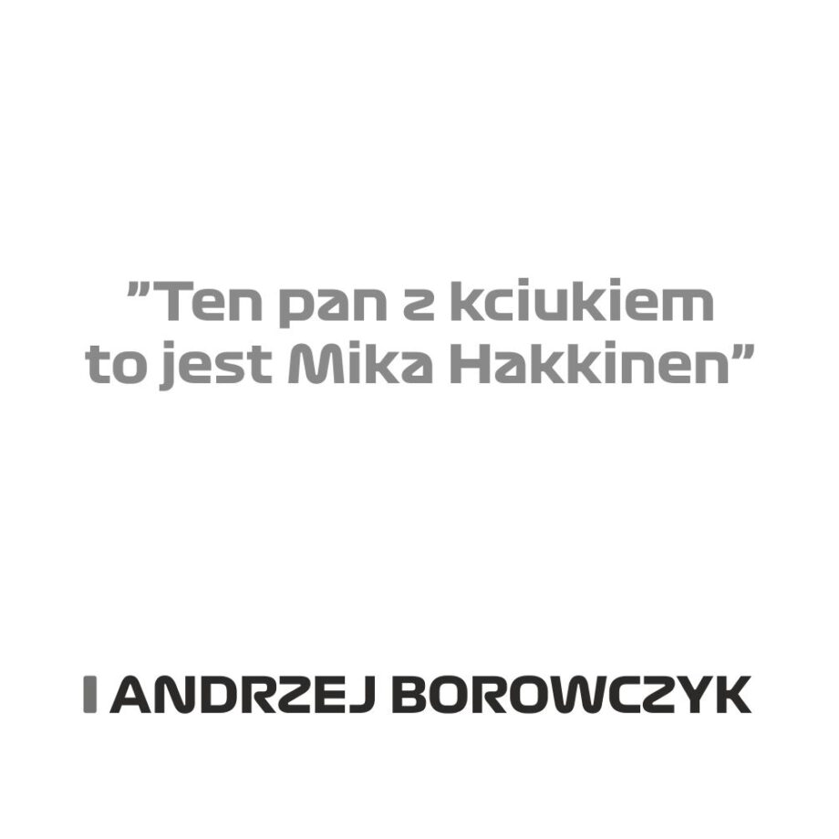 Andrzej Borowczyk - Kubek z napisem "Ten Pan z kciukiem to..."