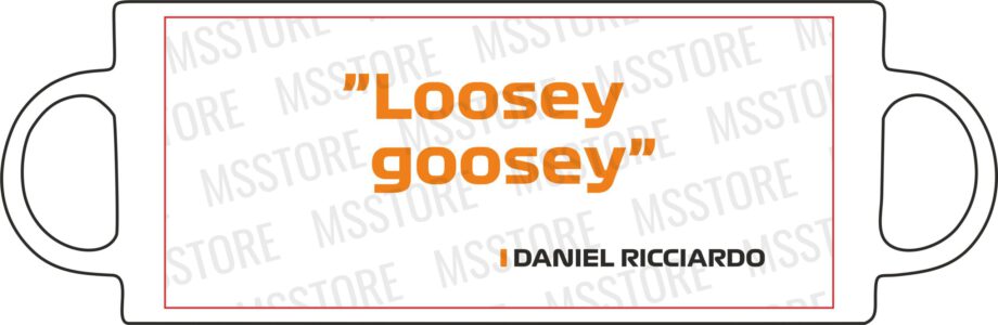 Daniel Ricciardo - Kubek z napisem "Loosey goosey"