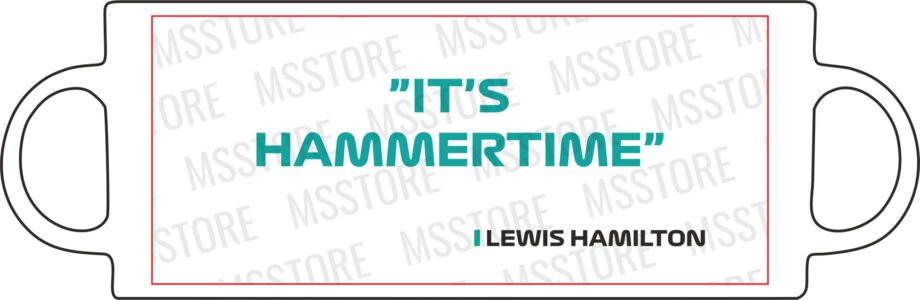 Lewis Hamilton - Kubek z napisem "It's HAMMERTIME"