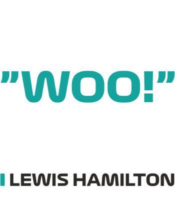 Lewis Hamilton - Kubek z napisem "WOO!"