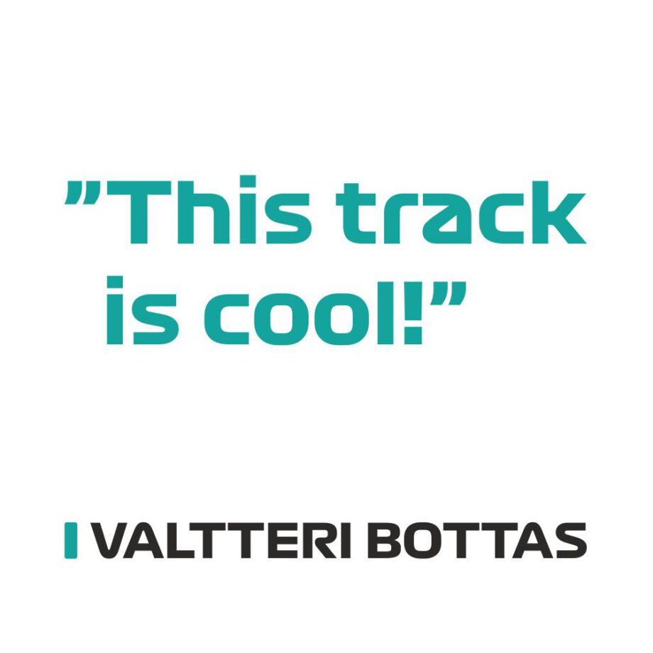 Valtteri Bottas - Kubek z napisem "This track is cool!"