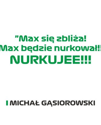 Michał Gąsiorowski - Kubek z napisem "Max będzie nurkował..."
