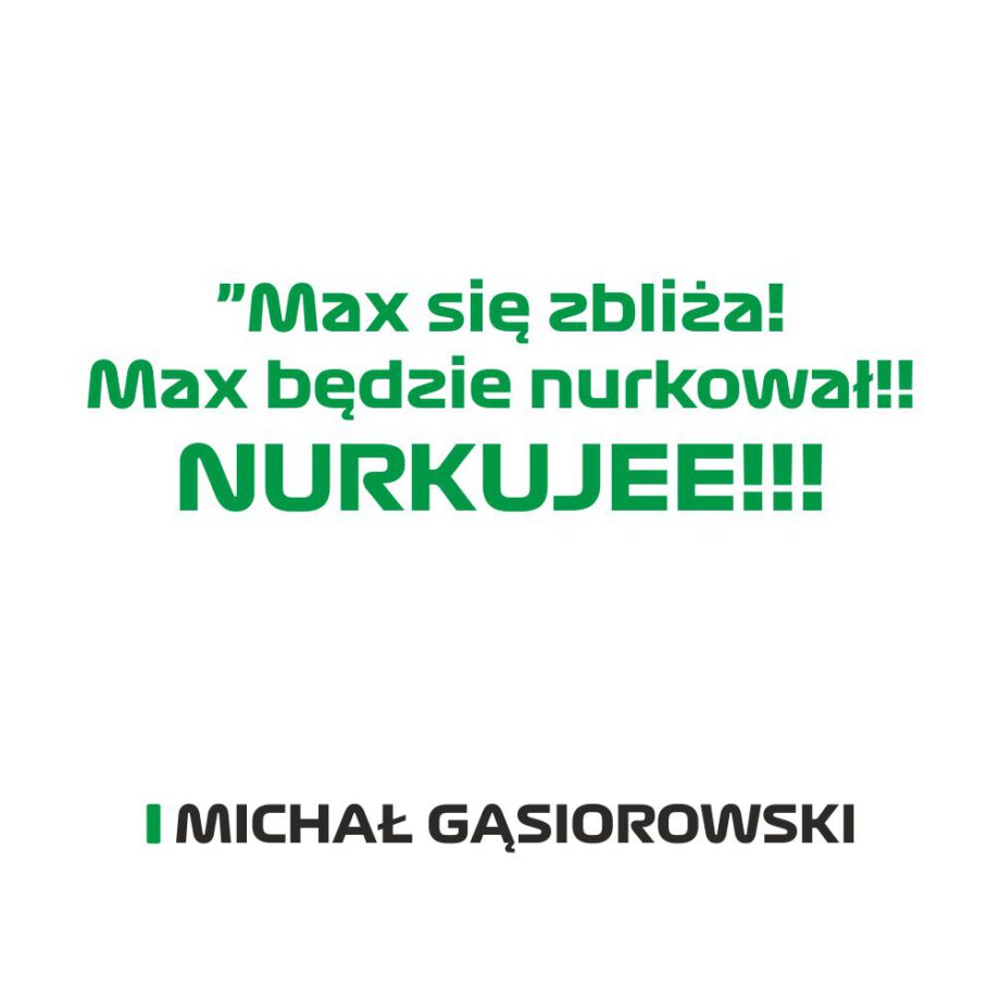 Michał Gąsiorowski - Kubek z napisem "Max będzie nurkował..."