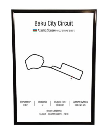 Obraz F1 Race Track - Baku