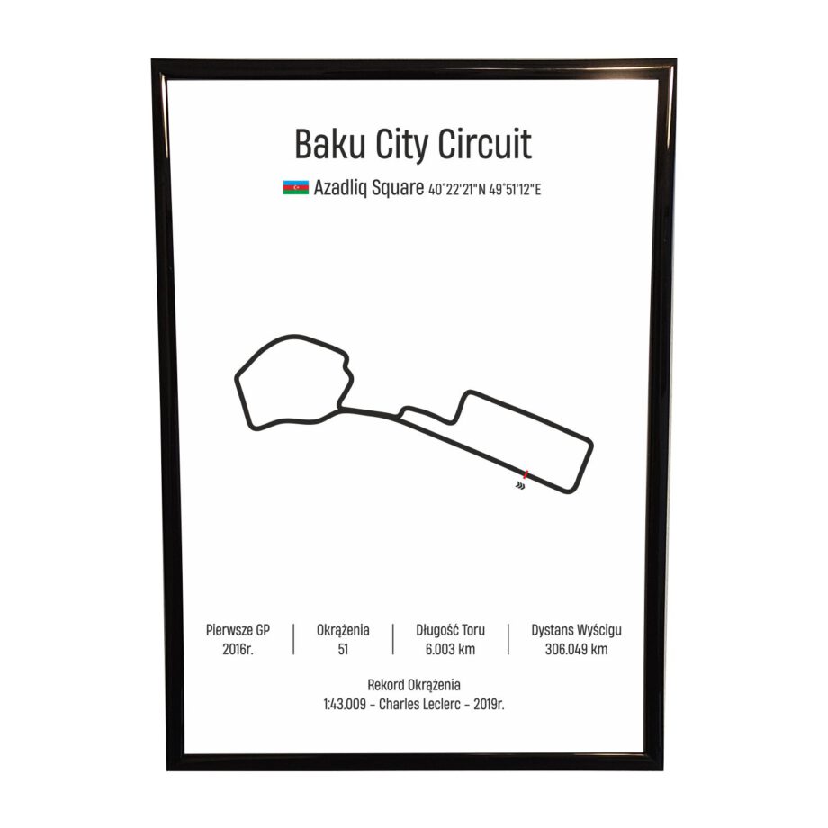 Obraz F1 Race Track - Baku