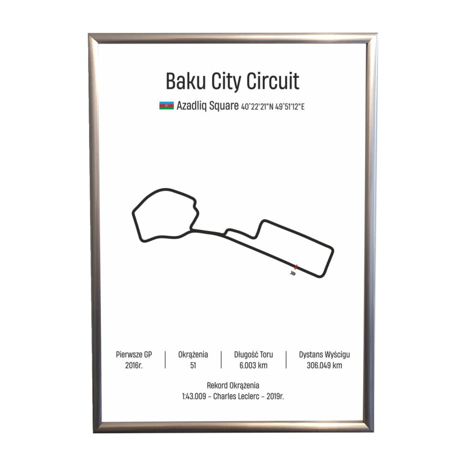 Obraz F1 Race Track - Baku