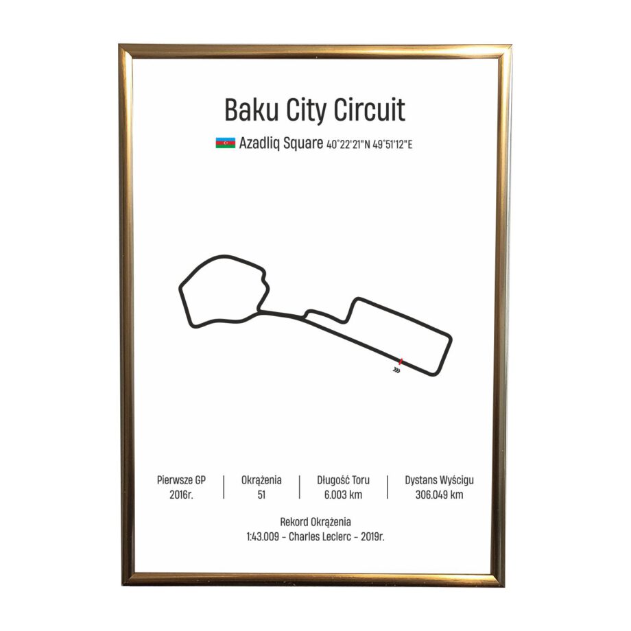 Obraz F1 Race Track - Baku