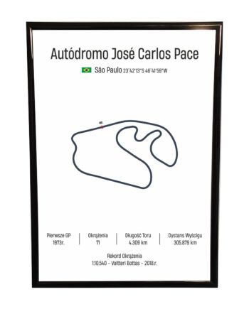 Obraz F1 Race Track - Brazylia