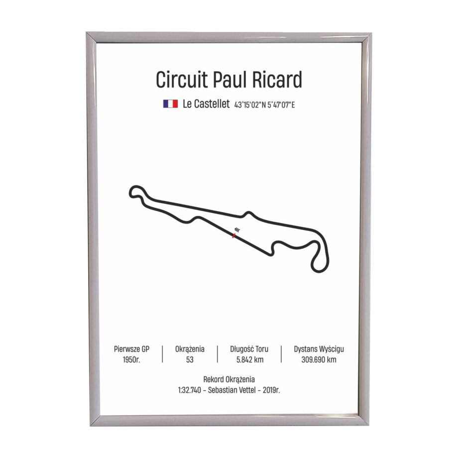 Obraz F1 Race Track - Francja