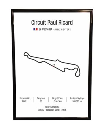 Obraz F1 Race Track - Francja