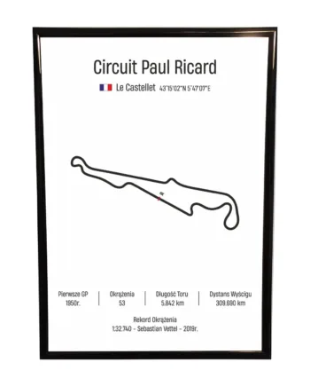 Obraz F1 Race Track - Francja