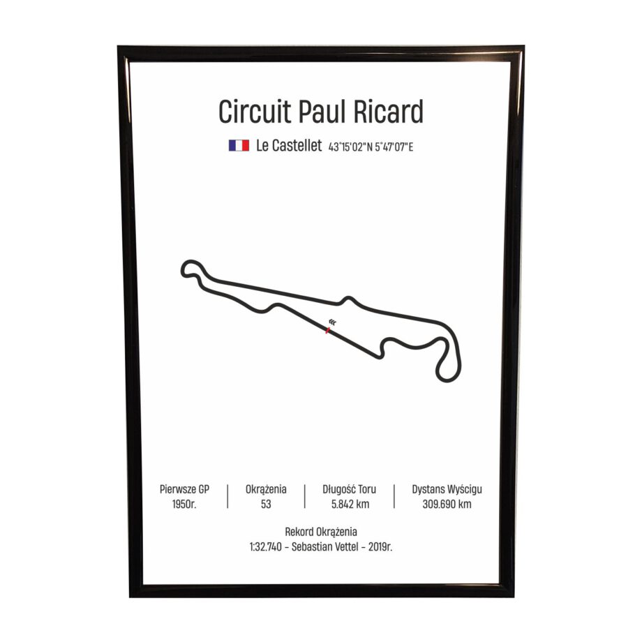 Obraz F1 Race Track - Francja