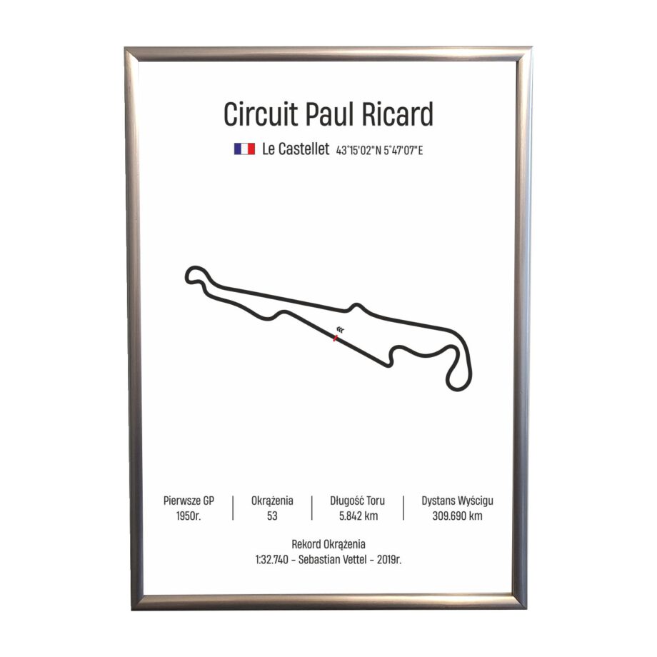 Obraz F1 Race Track - Francja