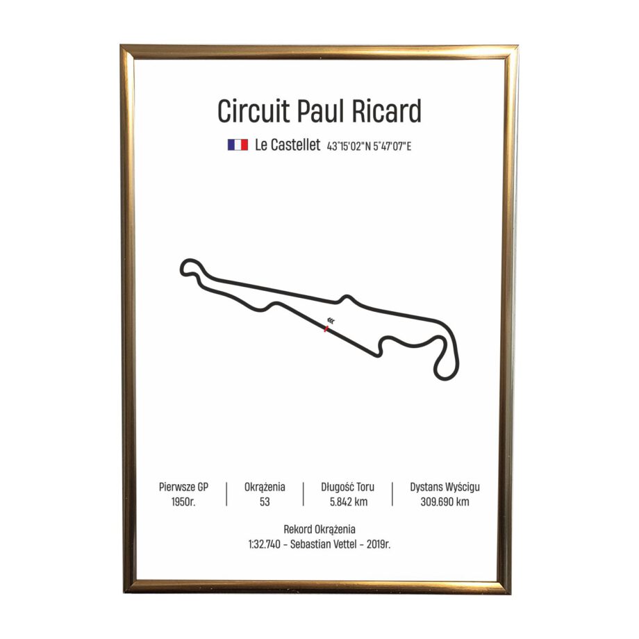 Obraz F1 Race Track - Francja