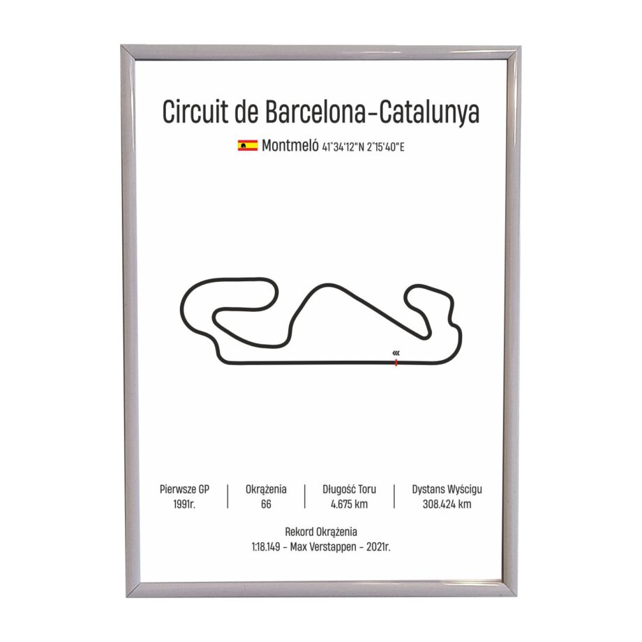 Obraz F1 Race Track - Hiszpania