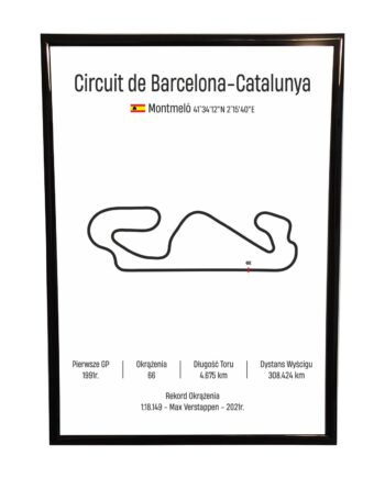 Obraz F1 Race Track - Hiszpania