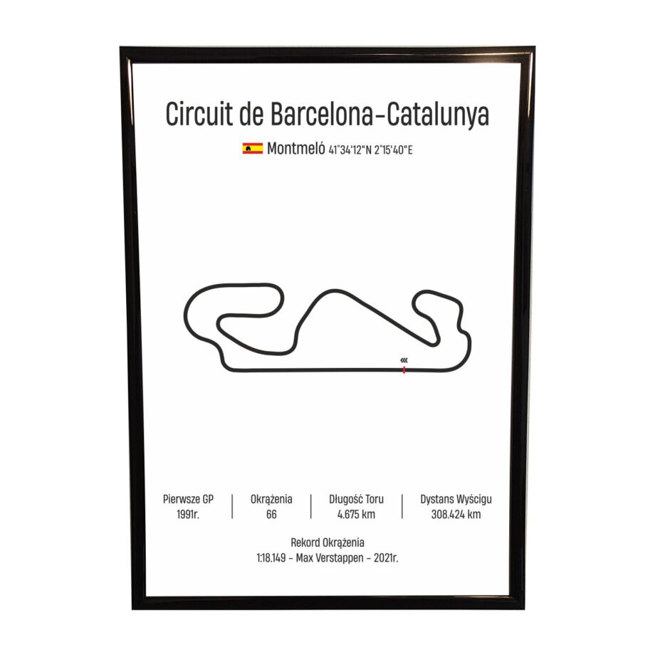 Obraz F1 Race Track - Hiszpania