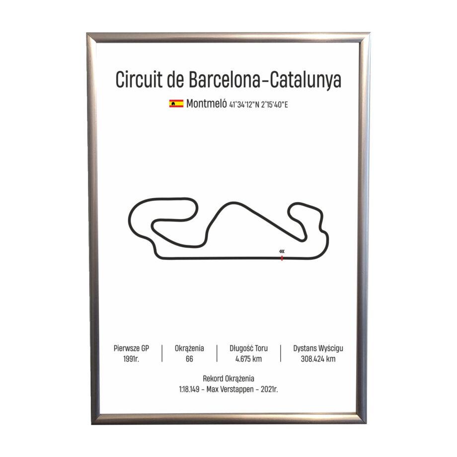 Obraz F1 Race Track - Hiszpania