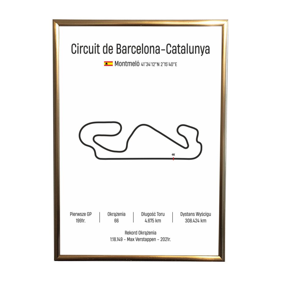 Obraz F1 Race Track - Hiszpania