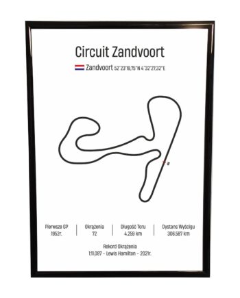 Obraz F1 Race Track - Holandia
