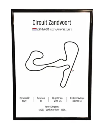 Obraz F1 Race Track - Holandia