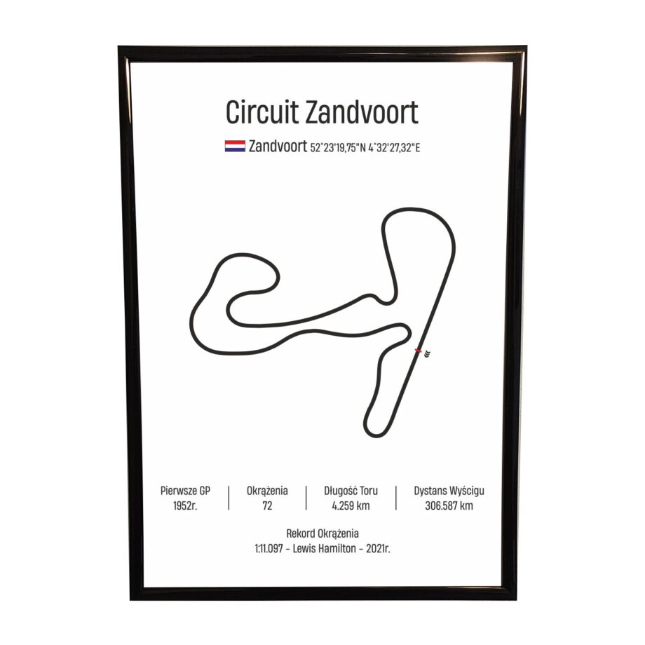 Obraz F1 Race Track - Holandia