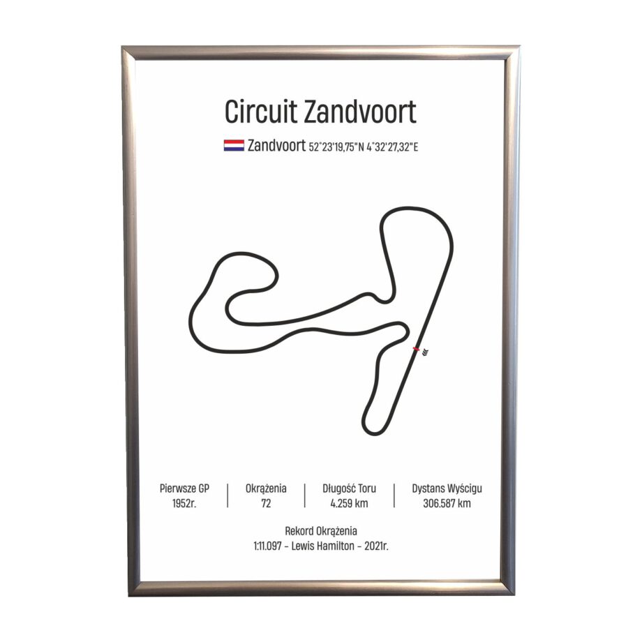 Obraz F1 Race Track - Holandia