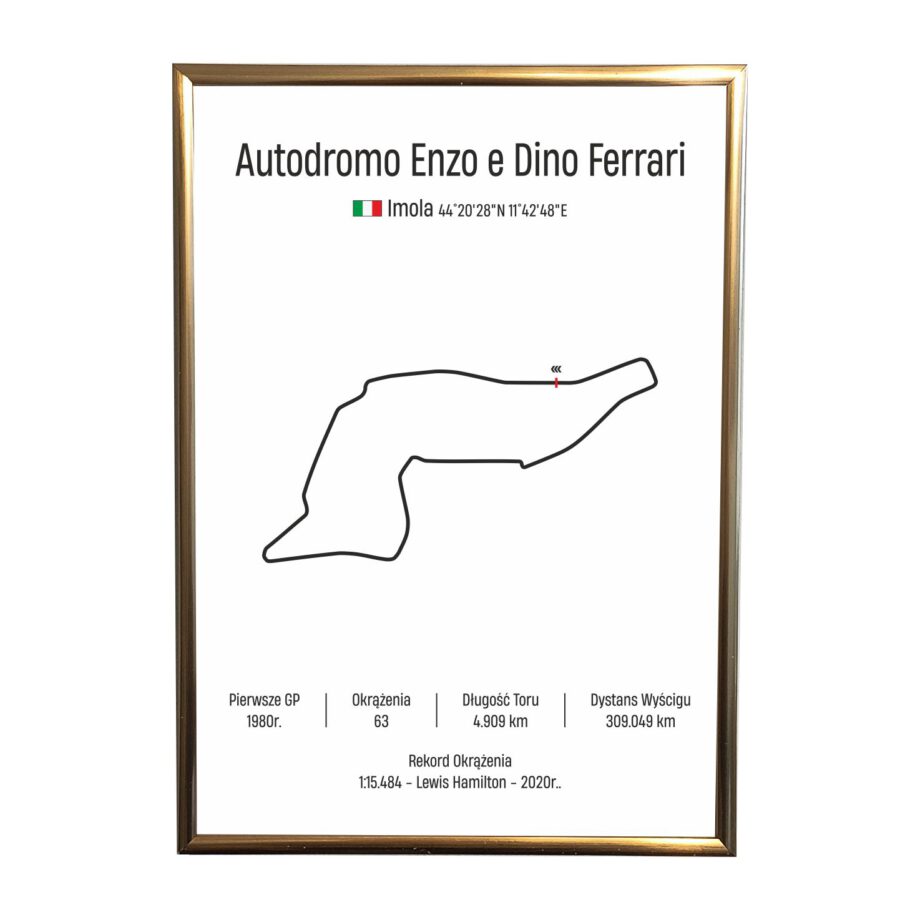 Obraz F1 Race Track - Imola