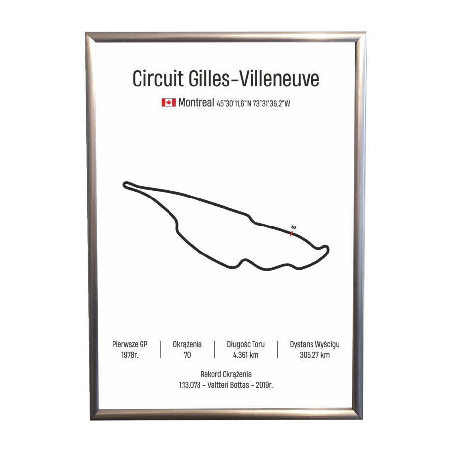 Obraz F1 Race Track - Kanada