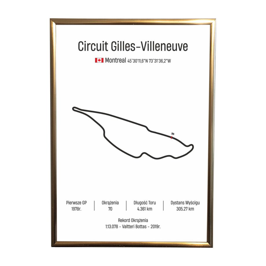 Obraz F1 Race Track - Kanada