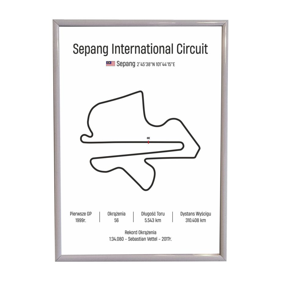 Obraz F1 Race Track - Malezja