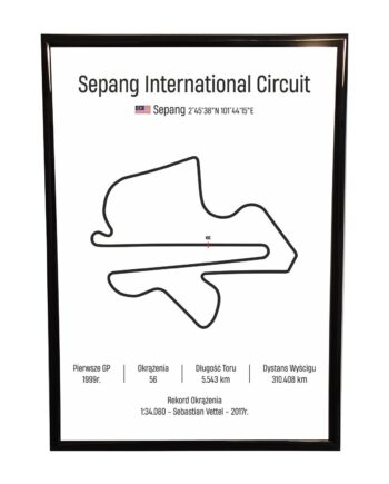 Obraz F1 Race Track - Malezja