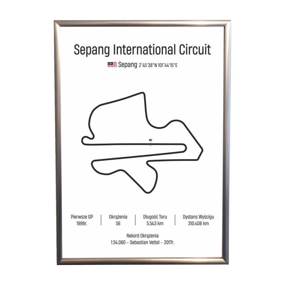 Obraz F1 Race Track - Malezja