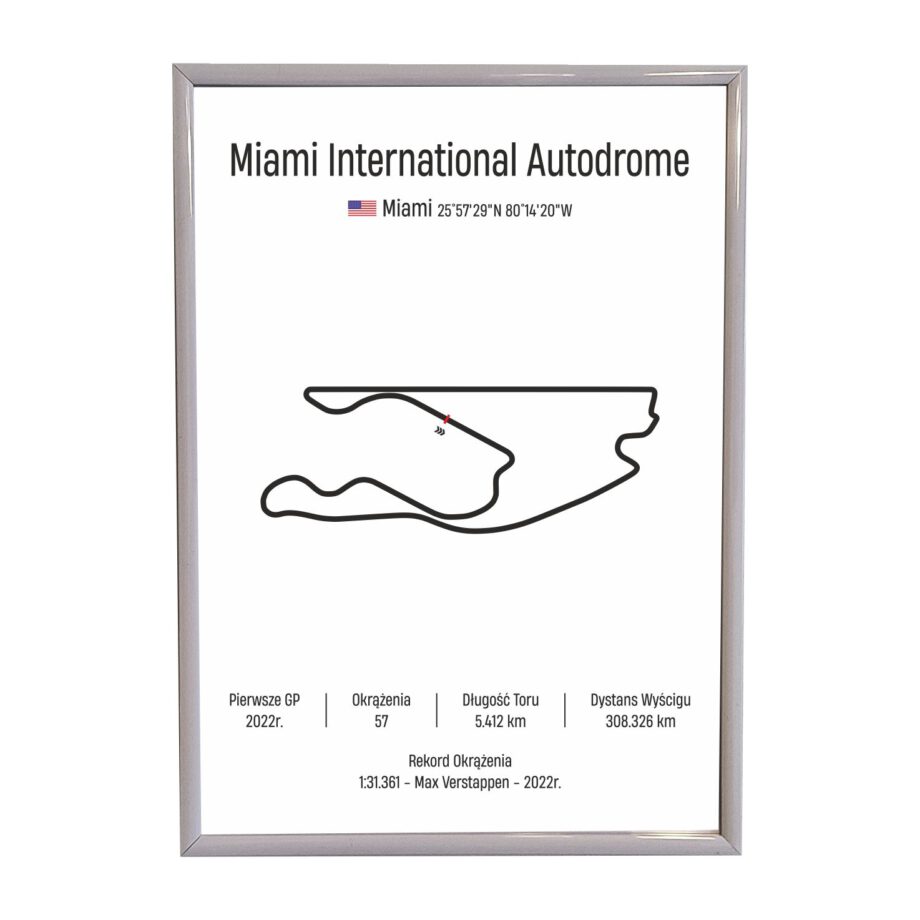 Obraz F1 Race Track - Miami