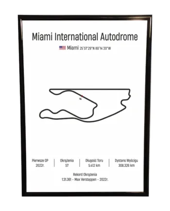 Obraz F1 Race Track - Miami